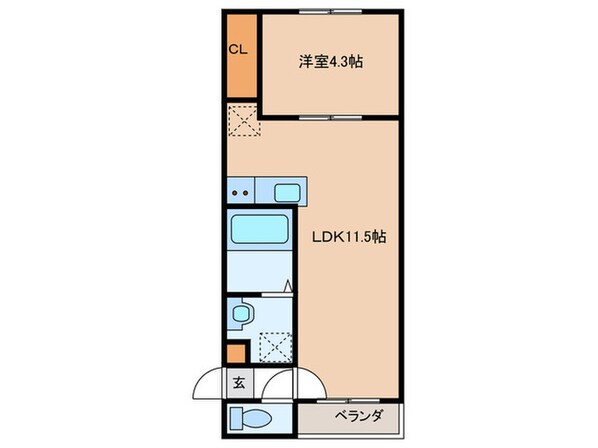 ソアース和白駅前の物件間取画像